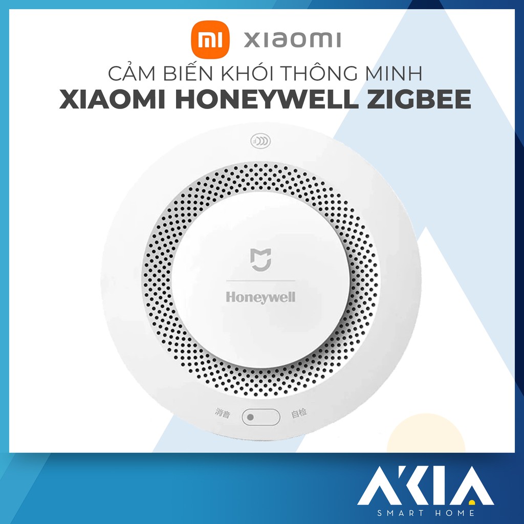 Cảm Biến Khói Xiaomi Mijia Honeywell Zigbee và Bluetooth - Thiết bị cảnh báo cháy, Báo khói, Có Còi Hú, Kết nối vào App