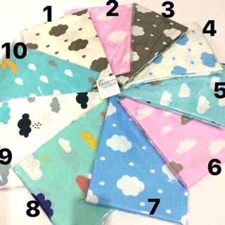 V176🌦 VẢI TWILL HOẠ TIẾT MÂY MAY ĐỒ CHO DOLL, OBITSU, DIY, HANDMADE, QUILTING, DECOR, SCRUNCHIES....