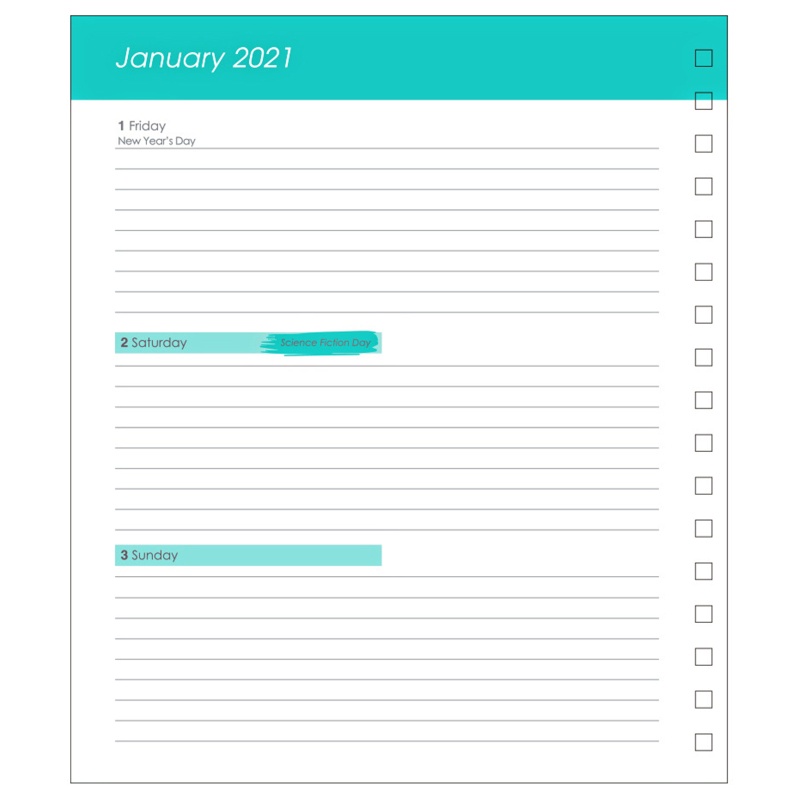 Sổ Tay Lập Kế Hoạch WMMB 2021 Agenda B5 Tiện Lợi