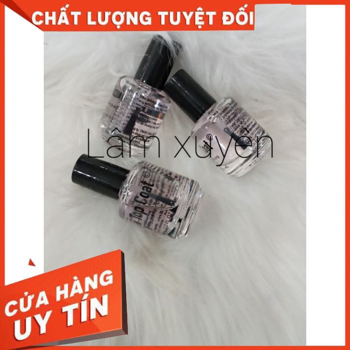 Sơn bóng mau khô Top Coat/ Miracle 15ml FREESHIP sơn mau khô, không bong tróc, giữ bền màu,lâu phai [chính hãng]