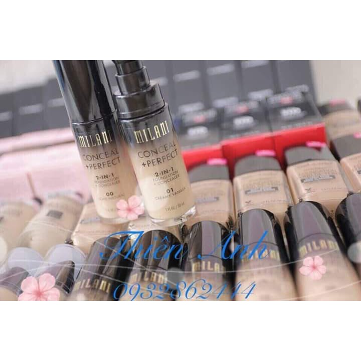 Kem Nền Milani 2 trong 1 Conceal + Perfect