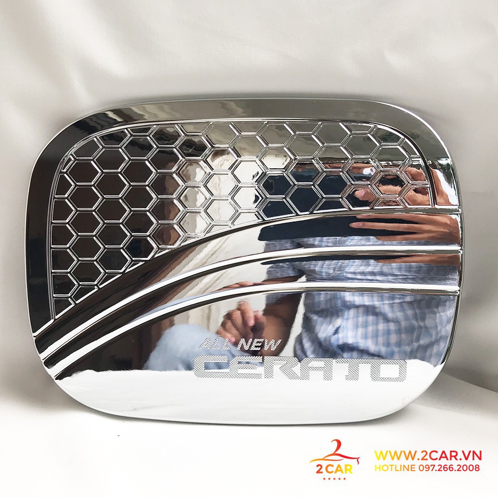 Ốp nắp bình xăng KIA Cerato 2019- 2020- 2021