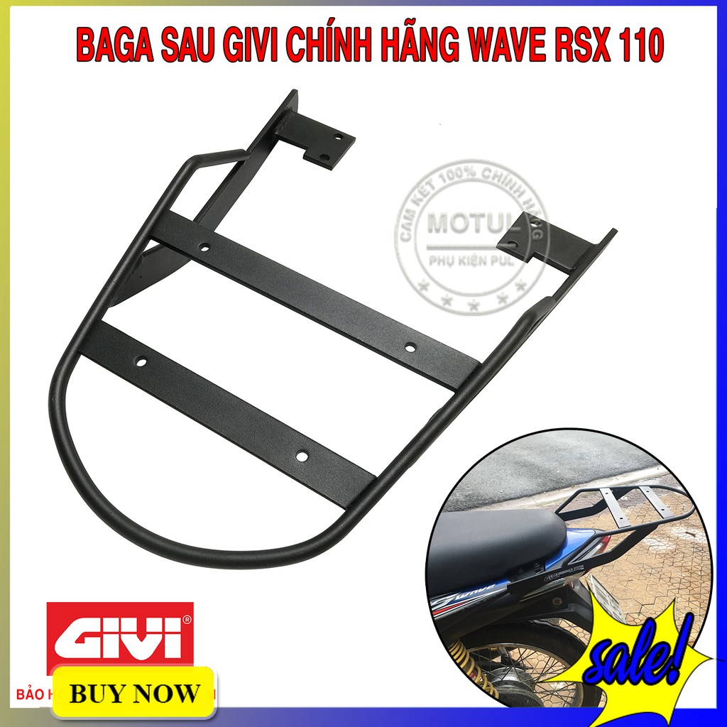 Baga Sau Givi Chính Hãng Cho WAVE RSX 110 Dùng Gắn Thùng Và Chở Đồ