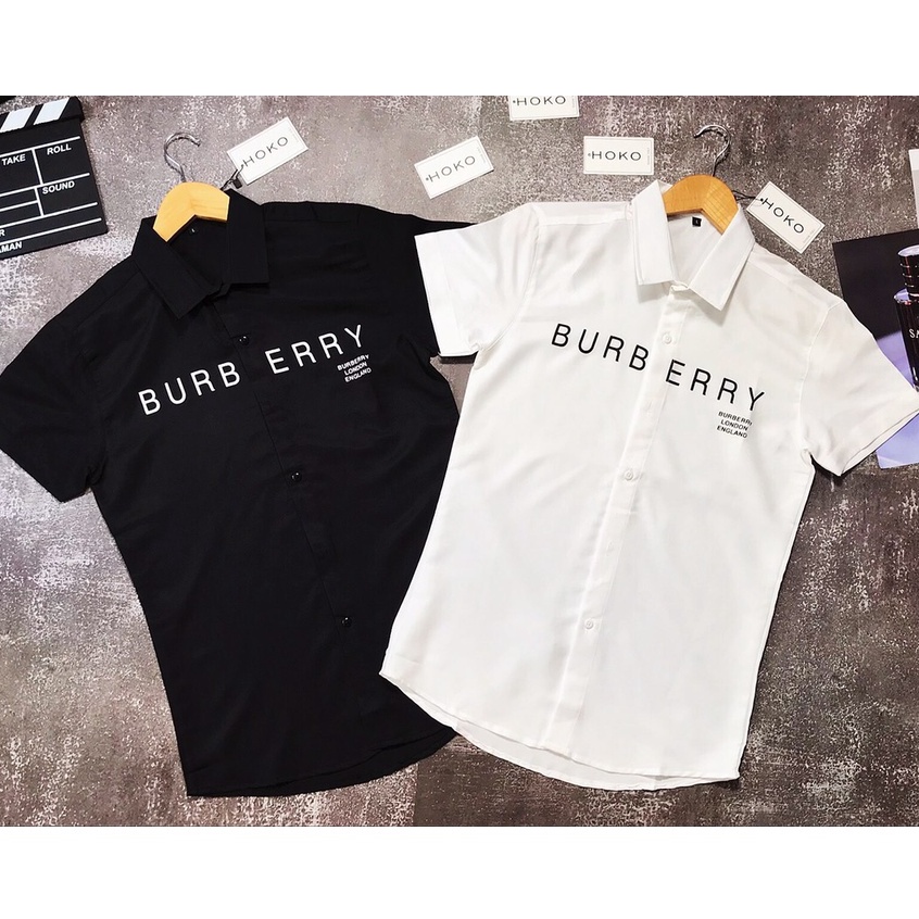 Áo sơ mi nam ngắn tay cổ bẻ BBR vải kate mặc má chống nhăn form vừa, hot trend, trẻ trung VBSHOP123