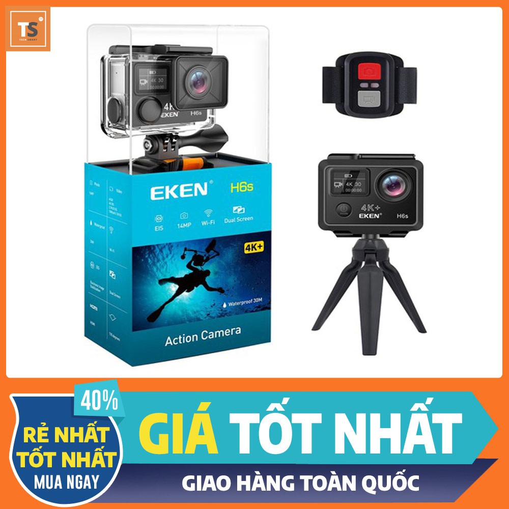 Camera Hành Động Thể Thao 4K Eken H6S | BigBuy360 - bigbuy360.vn