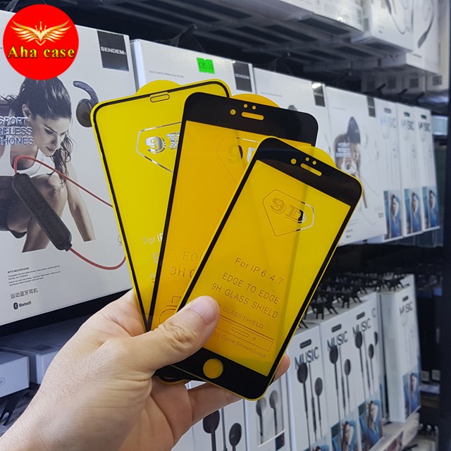 Kính cường lực 9D iPhone 5,6/6Plus/7,7Plus,8,8Plus/X/Xs/Xr,XsMax/11/11Pro/11ProMax/12/12pro/12promax/13/13promax