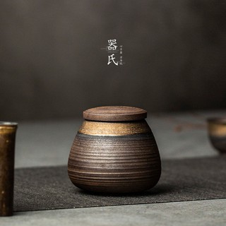 Hũ Đựng Trà Bằng Gốm Có Nắp Đậy Chống Ẩm Tiện Dụng