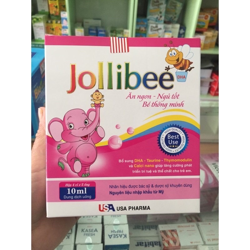 Jollibee Ăn Ngon ngủ tốt bé thông minh Hộp 20 ống