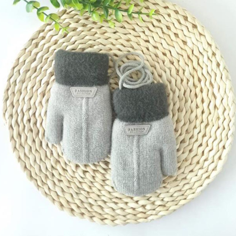 Găng Tay Xỏ Ngón Chống Gió Màu Sắc Thời Tiết Lạnh