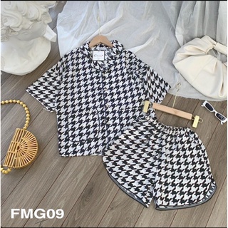 Bộ pijama cánh tay dơi lụa mango