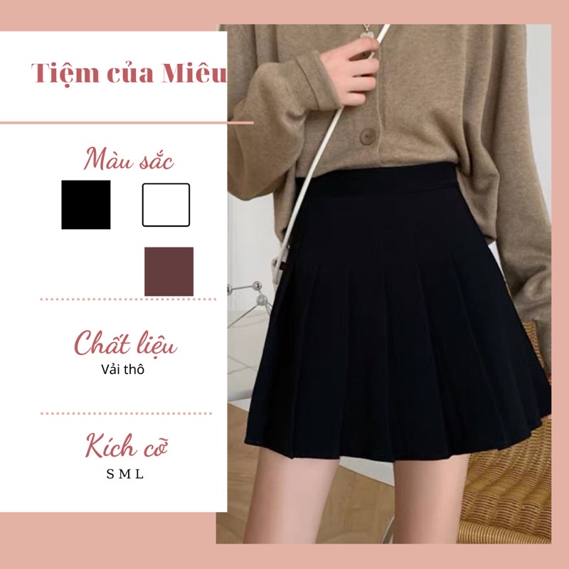 Chân váy xếp ly tennis Tiệm của Miêu | BigBuy360 - bigbuy360.vn