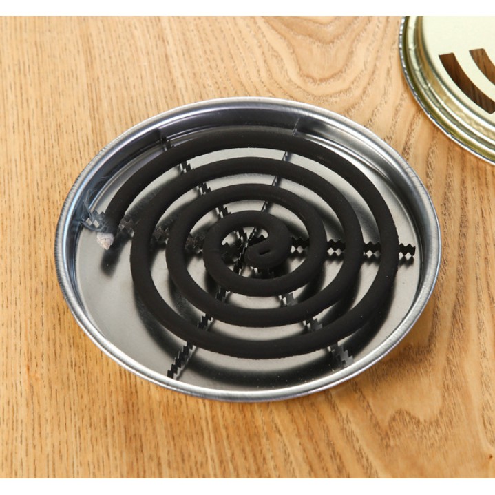 Khay đựng nhang muỗi có nắp đậy