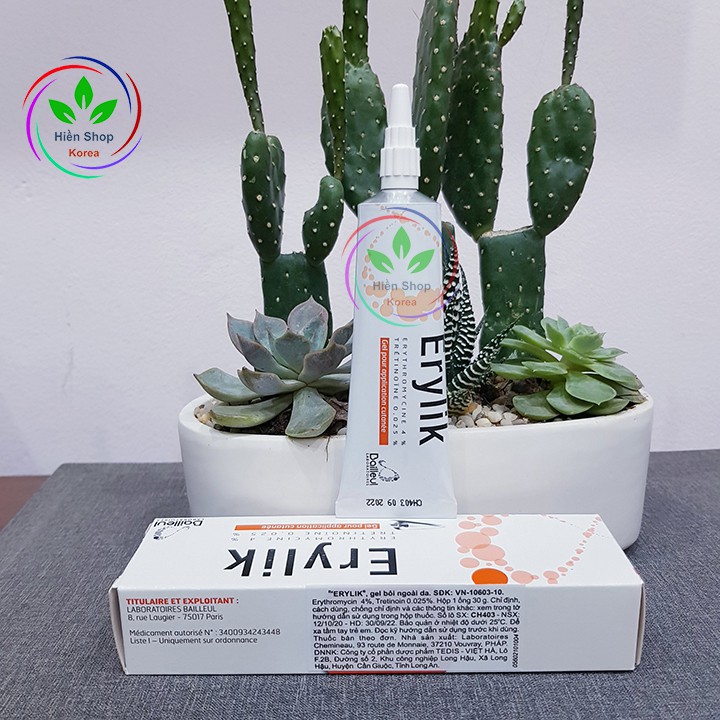Erylik Kem bôi mụn trứng cá ,mụn bọc, mụn mủ, trứng cả, mụn ẩn, mụn đầu đen Của pháp | BigBuy360 - bigbuy360.vn