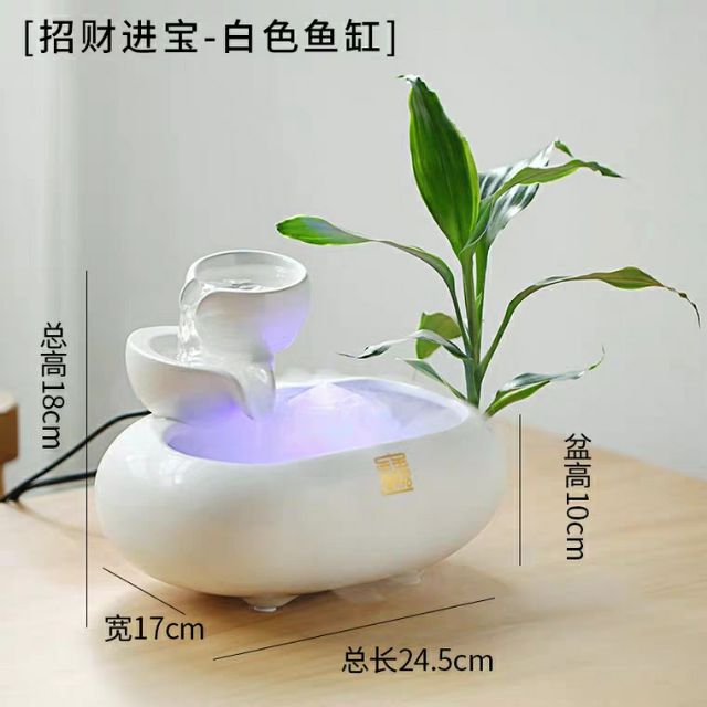 Bể cá mini siêu đẹp trang trí phòng khách, để bàn làm việc