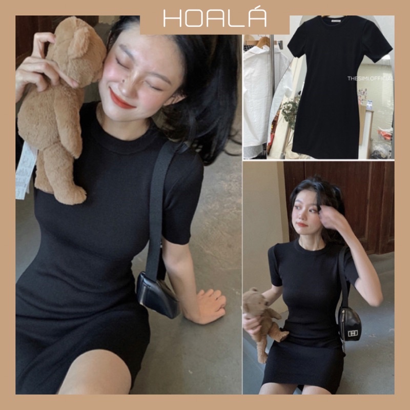 Đầm Ôm Body Trơn Đơn Giản Sang Chảnh D18