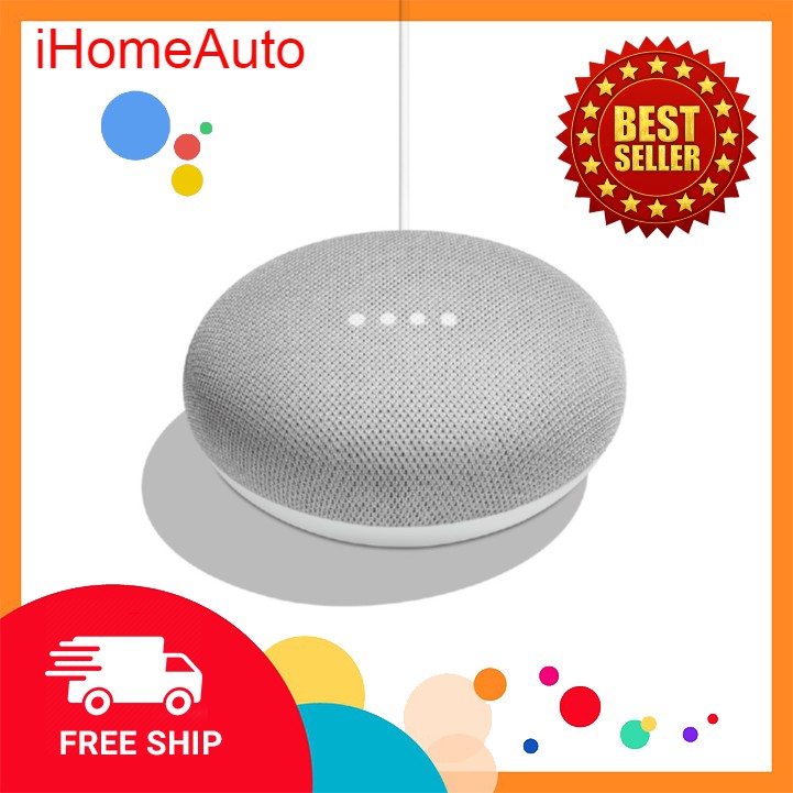 Google Home Mini, trợ lý ảo thông minh, Google Assistant - Hàng new, nguyên seal 100% (Màu ngẫu nhiên)