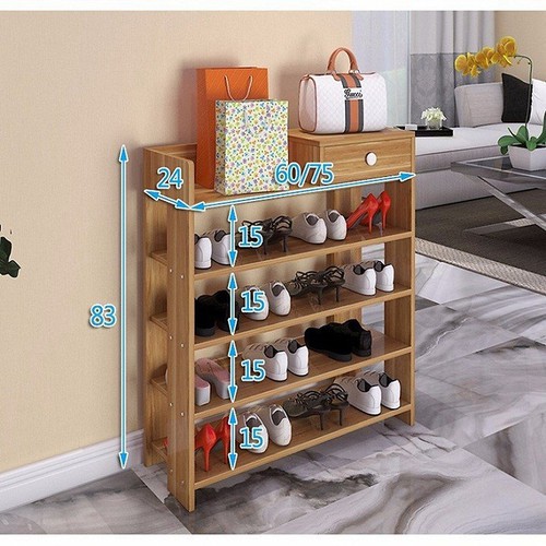 KỆ ĐỰNG GIÀY DÉP GỖ 5 TẦNG