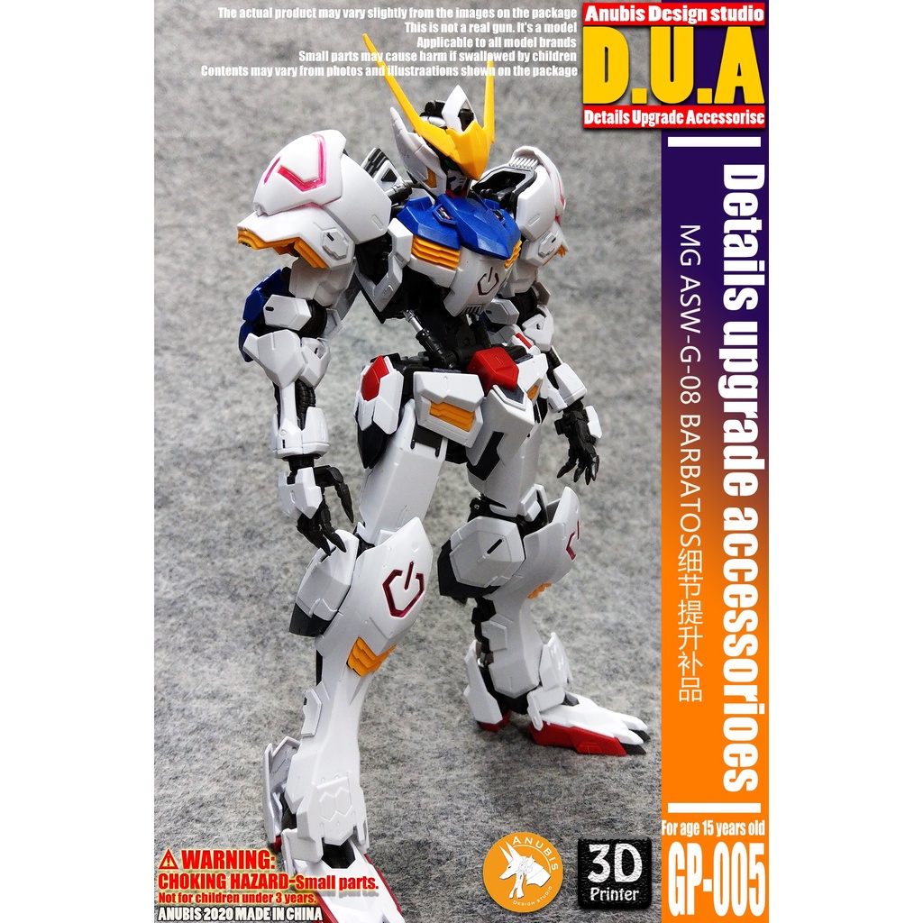 Phụ kiện mod ANUBIS - Chi tiết nhựa mô hình in 3D cho MG 1/100 IBO BARBATOS