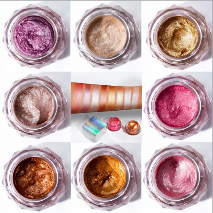Gel trang điểm bắt sáng Pudaier cho mặt và cơ thể 8 màu tùy chọn 43g