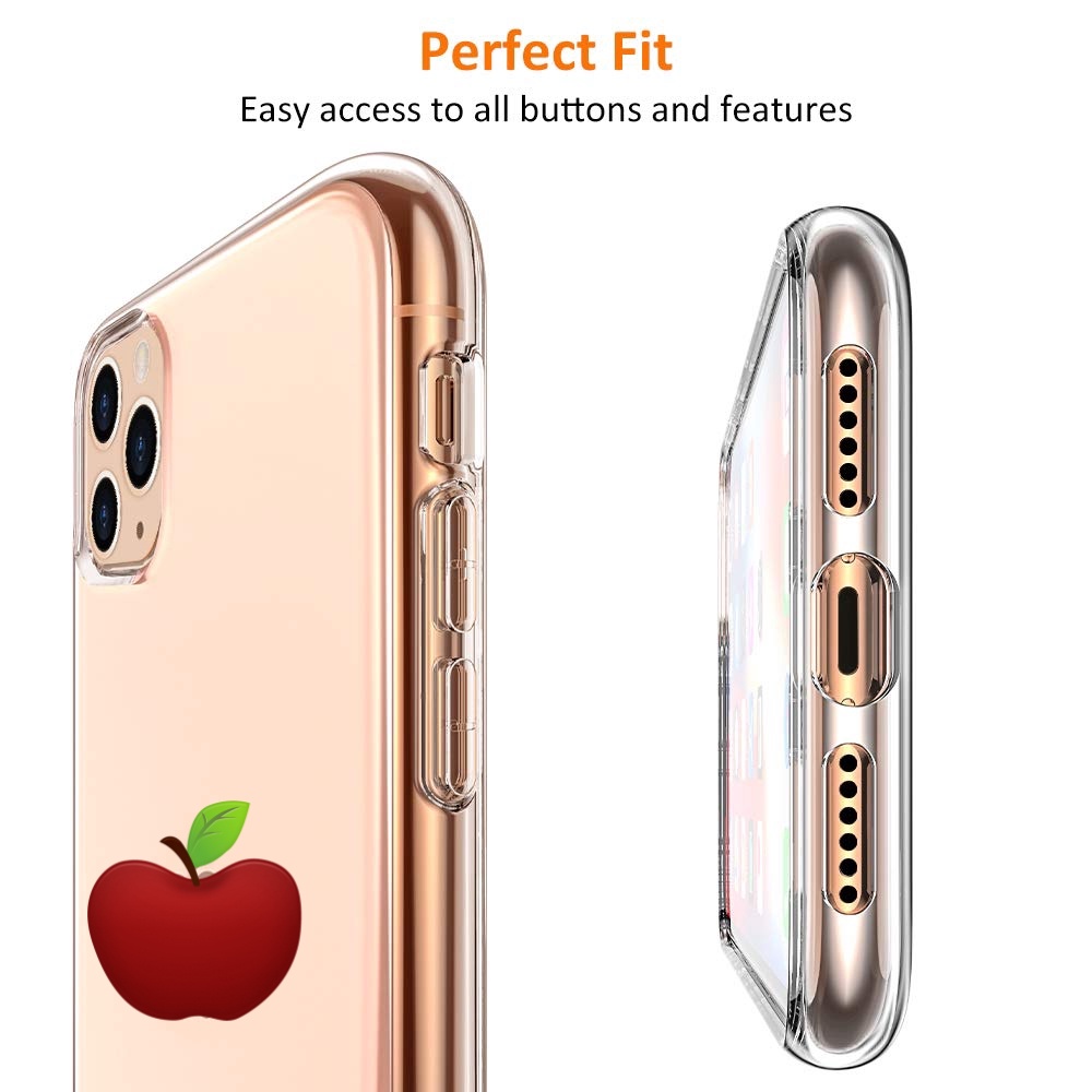 Ốp lưng trong suốt cho for  iPhone 6 7 8 Plus X XS XR 11 Pro Max