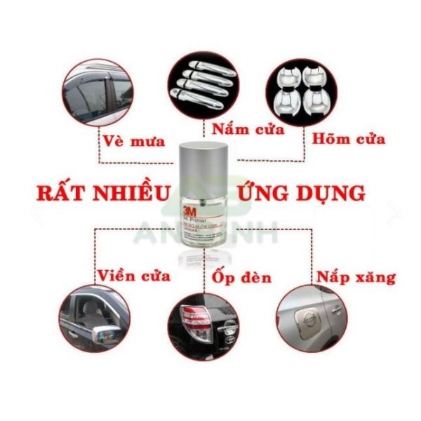 Keo Trợ Dính 3M 94 Primer 10Ml – Keo Hỗ Trợ Tăng Độ Dính Cho Băng Keo 2 Mặt, Hỗ Trợ Dán Phụ Kiện Xe