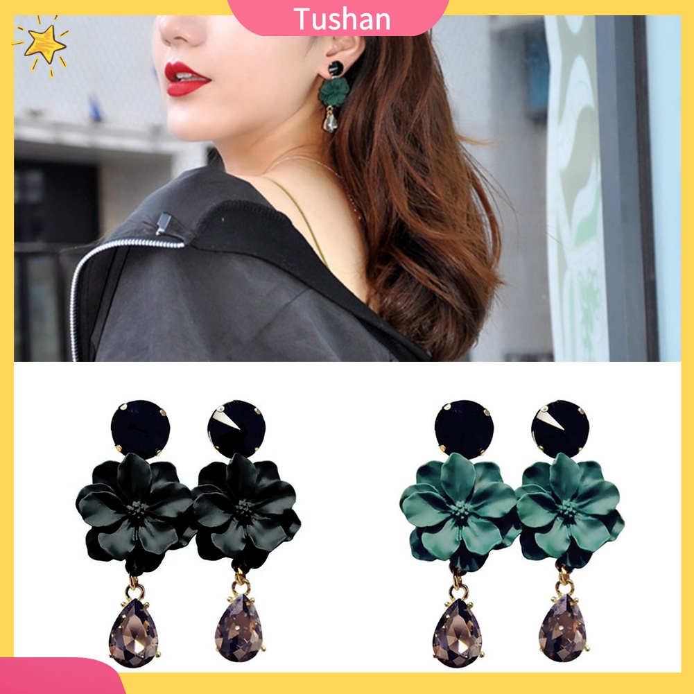 Hoa tai dáng dài phong cách vintage dành cho nữ