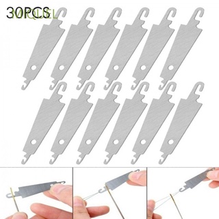 Bộ 30 Dụng Cụ Móc Đan Len Bằng Thép Không Gỉ Nhiều Màu Sắc