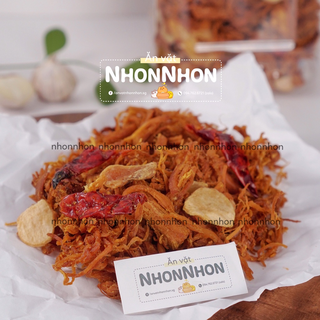 Khô Gà Cháy Tỏi Loại 1 Cao Cấp Ăn Là Mê 1kg - 2 Hũ 500gr | BigBuy360 - bigbuy360.vn