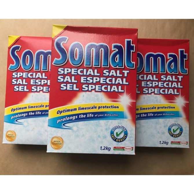 Muối Rửa bát - ly Somat Special Salt 1,2 Kg