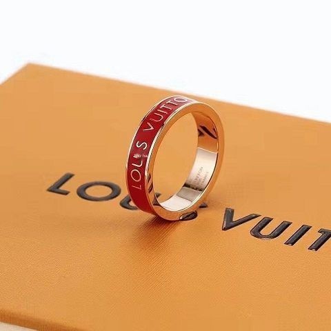 2021 mới LV vài chiếc nhẫn thời trang cá tính niche men màu net red ins khí Vòng đeo ngoài ngón trỏ cặp