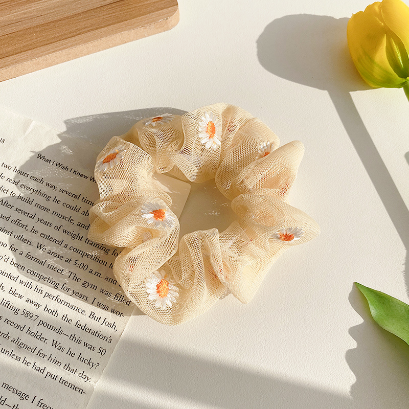 Dây buộc tóc màu vàng thời trang thanh lịch tùy chọn