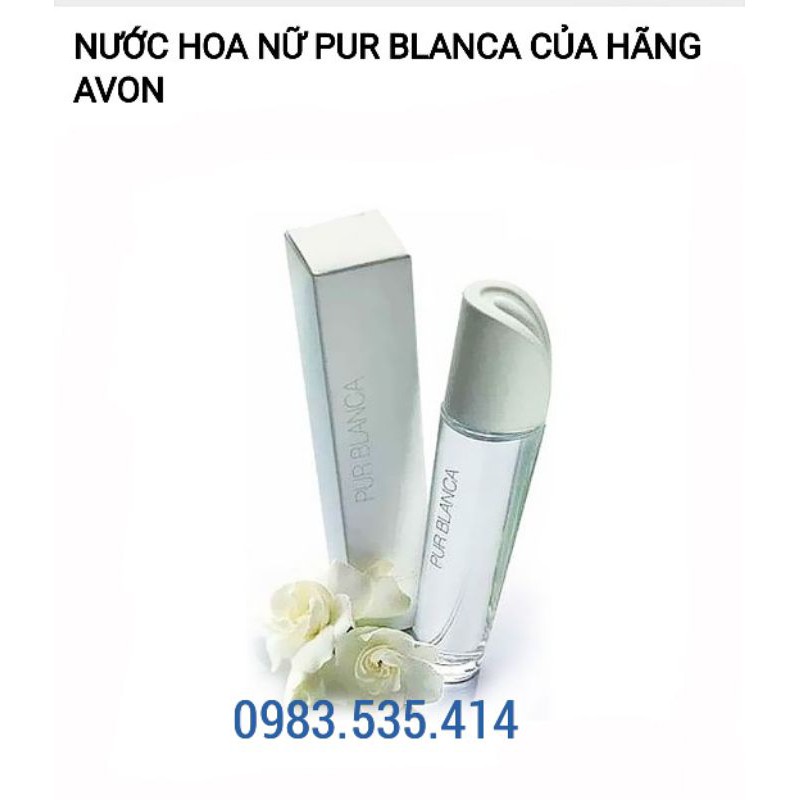 NƯỚC HOA NỮ PUR BLANCA 50ml. AVON chính hãng