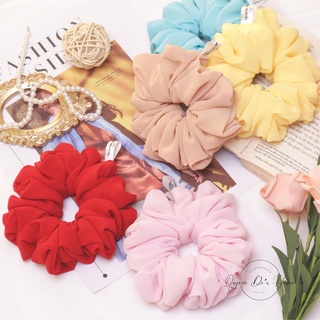 (MINI & BIGSIZE) SCRUNCHIES Vải Chiffon Bồng Bềnh