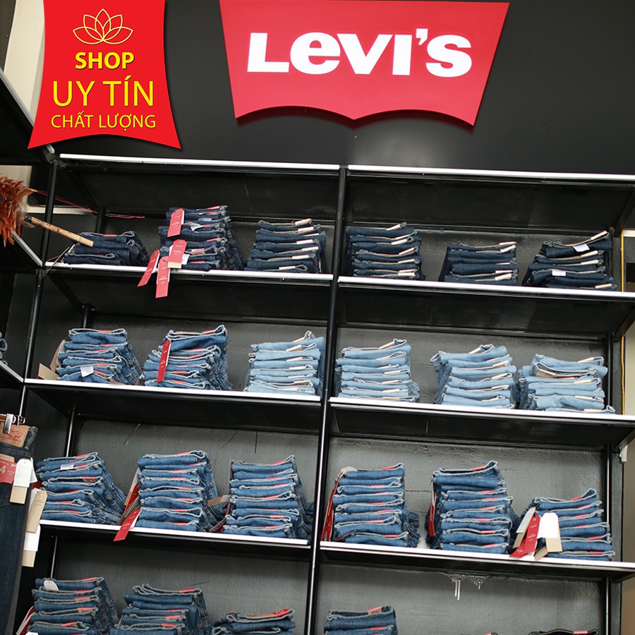 Quần Jean Nam Màu Xanh Trắng Levis 511 Made in Cambodia