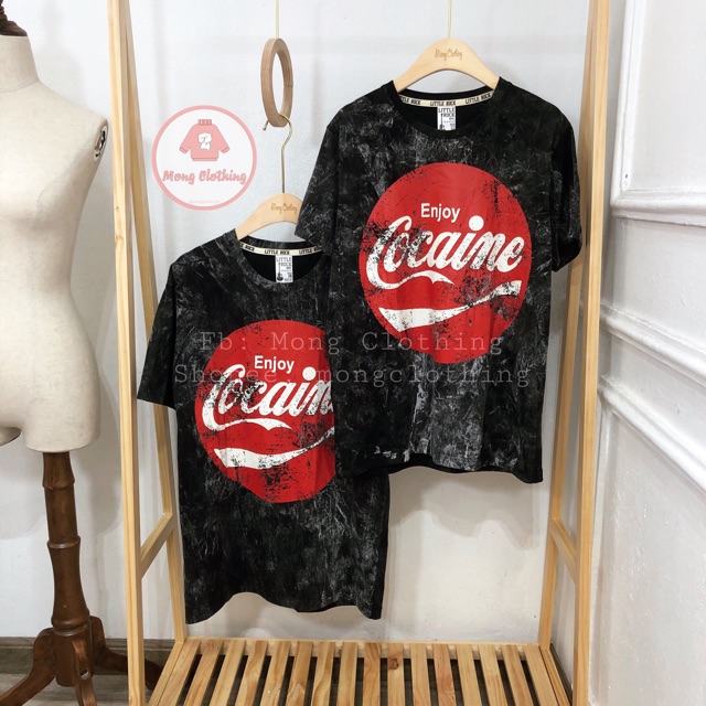 Áo thun cotton loang và Váy thun cotton loang.