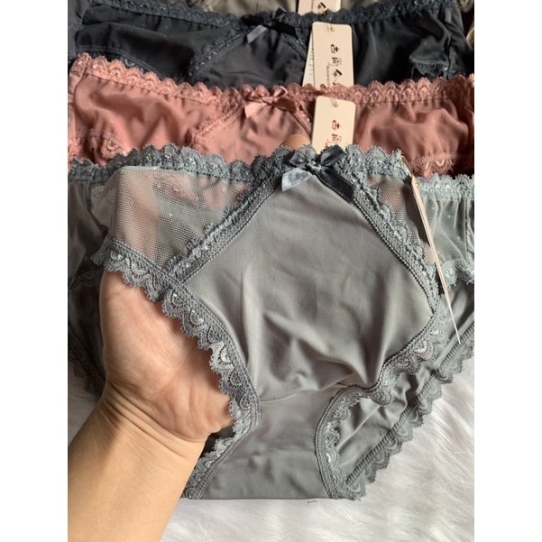 Quần lót nữ thun lạnh pha ren hàng cao cấp mát mịn