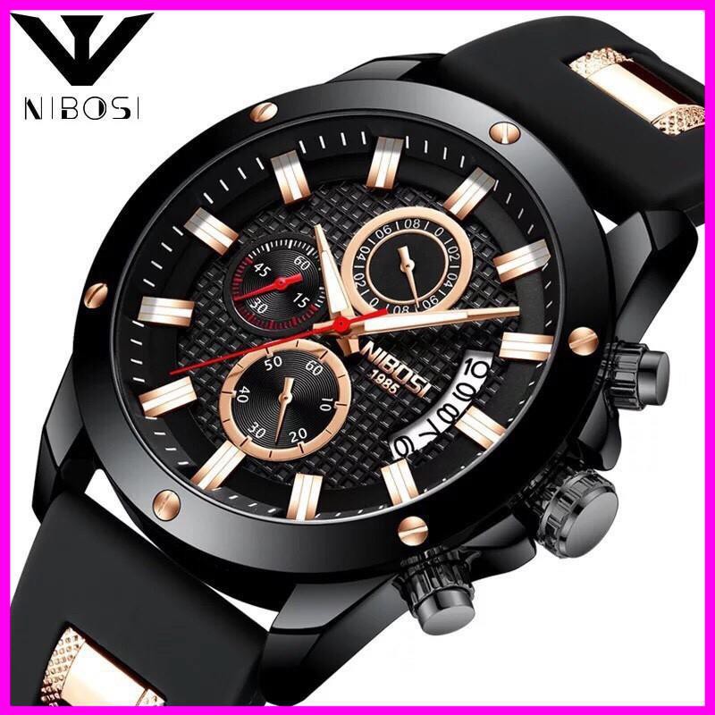 [Hàng xịn] [SIÊU GIẢM GIÁ] ĐỒNG HỒ NAM NIBOSI CHÍNH HÃNG DÂY SU CỰC BỀN CHẠY FULL 6 KIM THỂ THAO | BigBuy360 - bigbuy360.vn