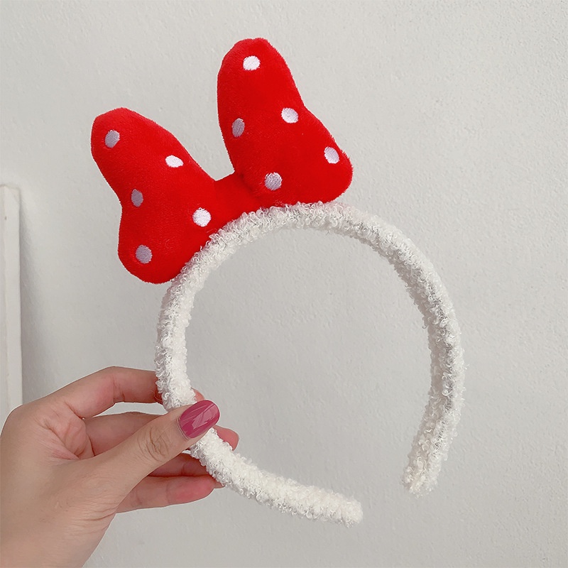 Băng Đô Cài Tóc Hình Gấu Hoạt Hình Dễ Thương Phong Cách Hàn Quốc Cho Nữ