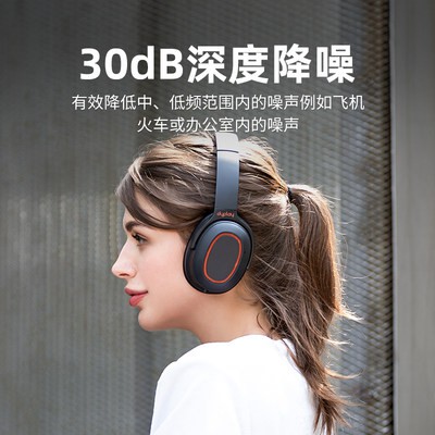 Dyplay bluetooth không dây giảm tiếng ồn hoạt động Tai nghe ngủ Hệ thống cách âm du lịch thành phố 2.0 sinh viên Mai