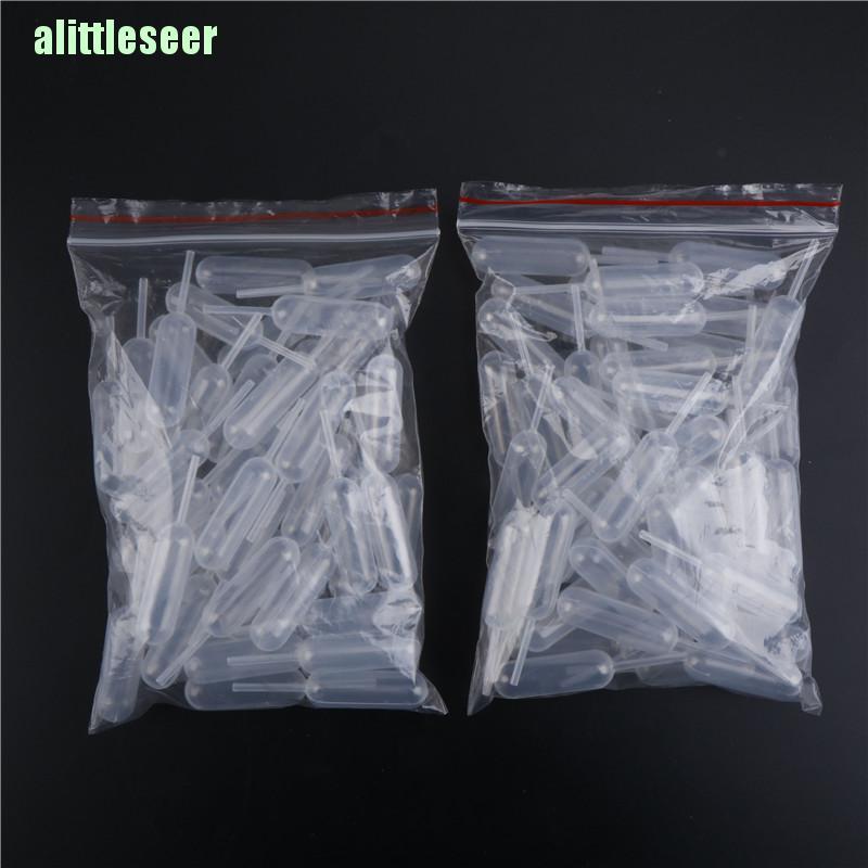 Set 100 Ống Nhỏ Giọt Bằng Nhựa 4ml Dùng Một Lần