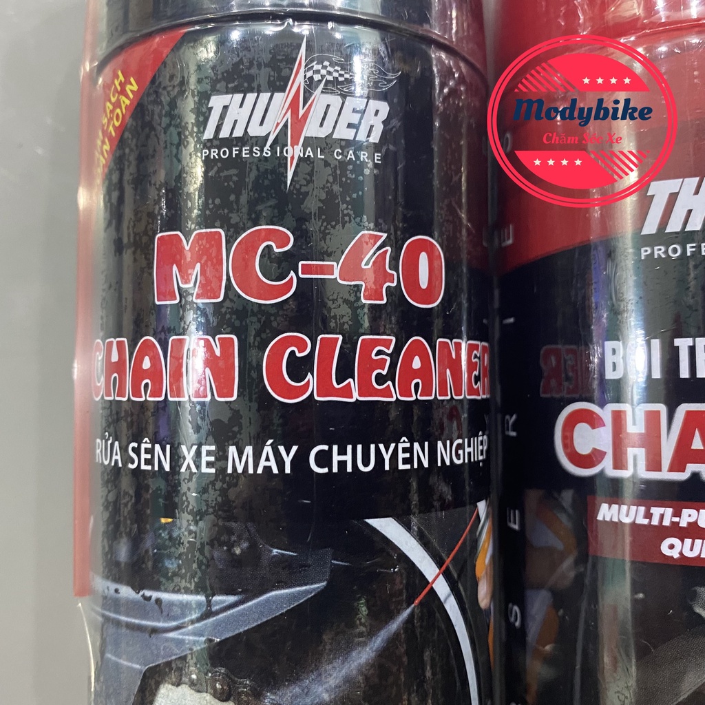 COMBO BỘ VỆ SINH BẢO DƯỠNG XÍCH SÊN THUNDER CHAIN LUBE & CLEANER