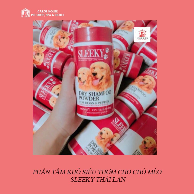 SỮA TẮM KHÔ THÁI LAN SLEEKY DRY SHAMPOO POWDER 150gr