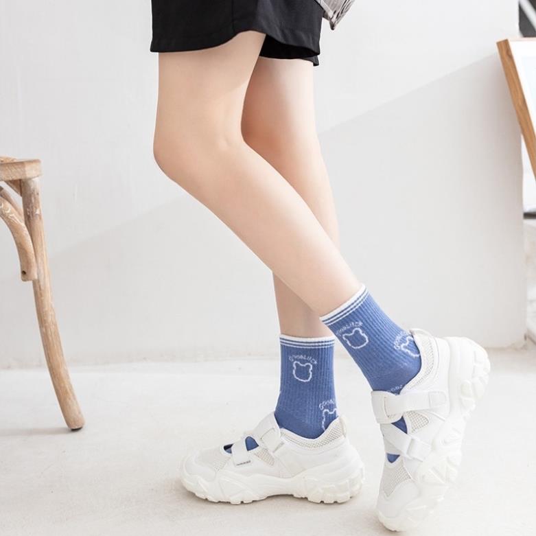 Tất Nữ Cổ Cao Tông Xanh Trắng Phong Cách Hàn Quốc tcc3