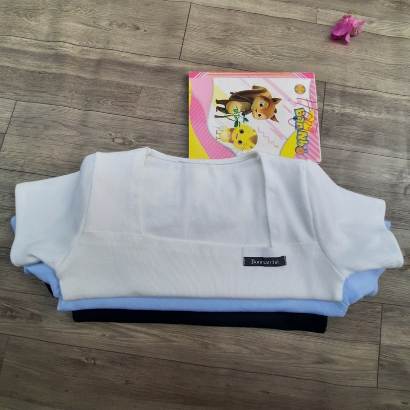 ÁO CỔ VUÔNG TAY NGẮN(logo) DÁNG XINH NĂNG ĐỘNG