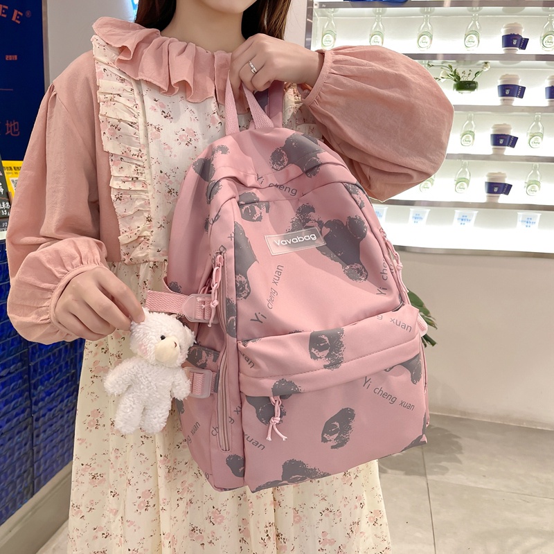 Ba lô RIPE GIRL kích thước lớn 15.6 inch phong cách Hàn Quốc thời trang dành cho nữ