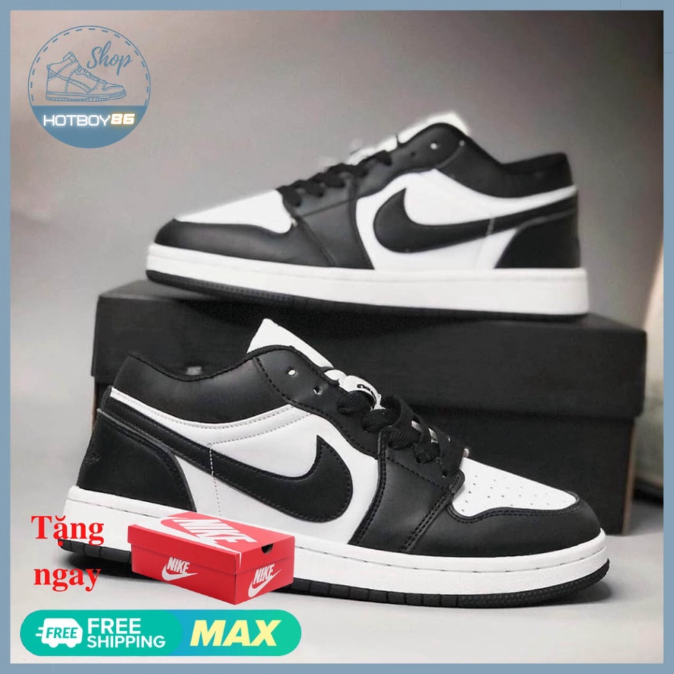 Giày thể thao cổ thấp đen trắng đủ size nam nữ 36-44 . jd đen trắng thấp thời trang giá rẻ