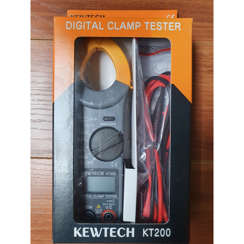 Ampe kìm Kyoritsu Kewtech KT200 (made in Thailand)- Hàng chính hãng, bảo hành 12 tháng