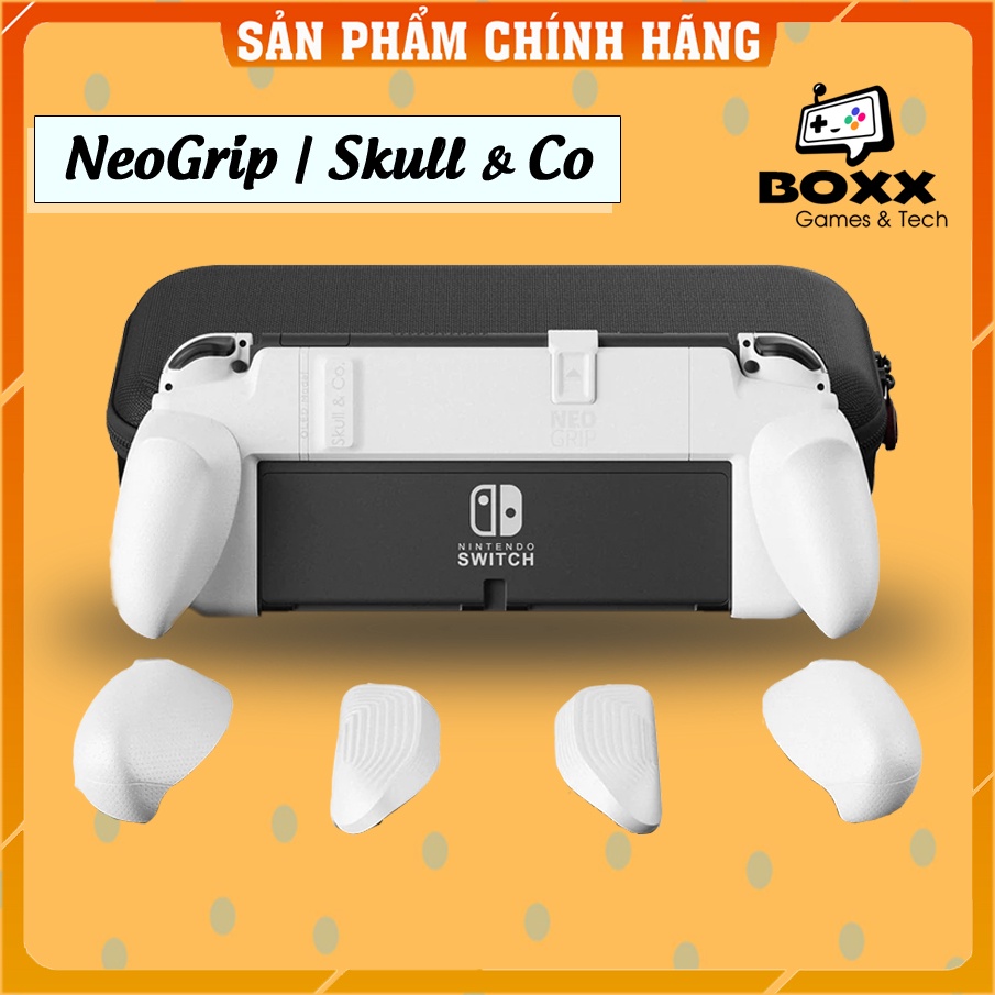 Ốp lưng NeoGrip hãng Skull &amp; Co cho Nintendo Switch OLED và V1, V2 NeoGrip &amp; MaxCarry Case