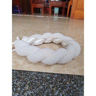 Mấn đội đầu đính hạt trai