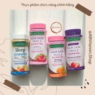 Tổng hợp các loại kẹo dẻo Nature's Bounty Gummies 80 viên